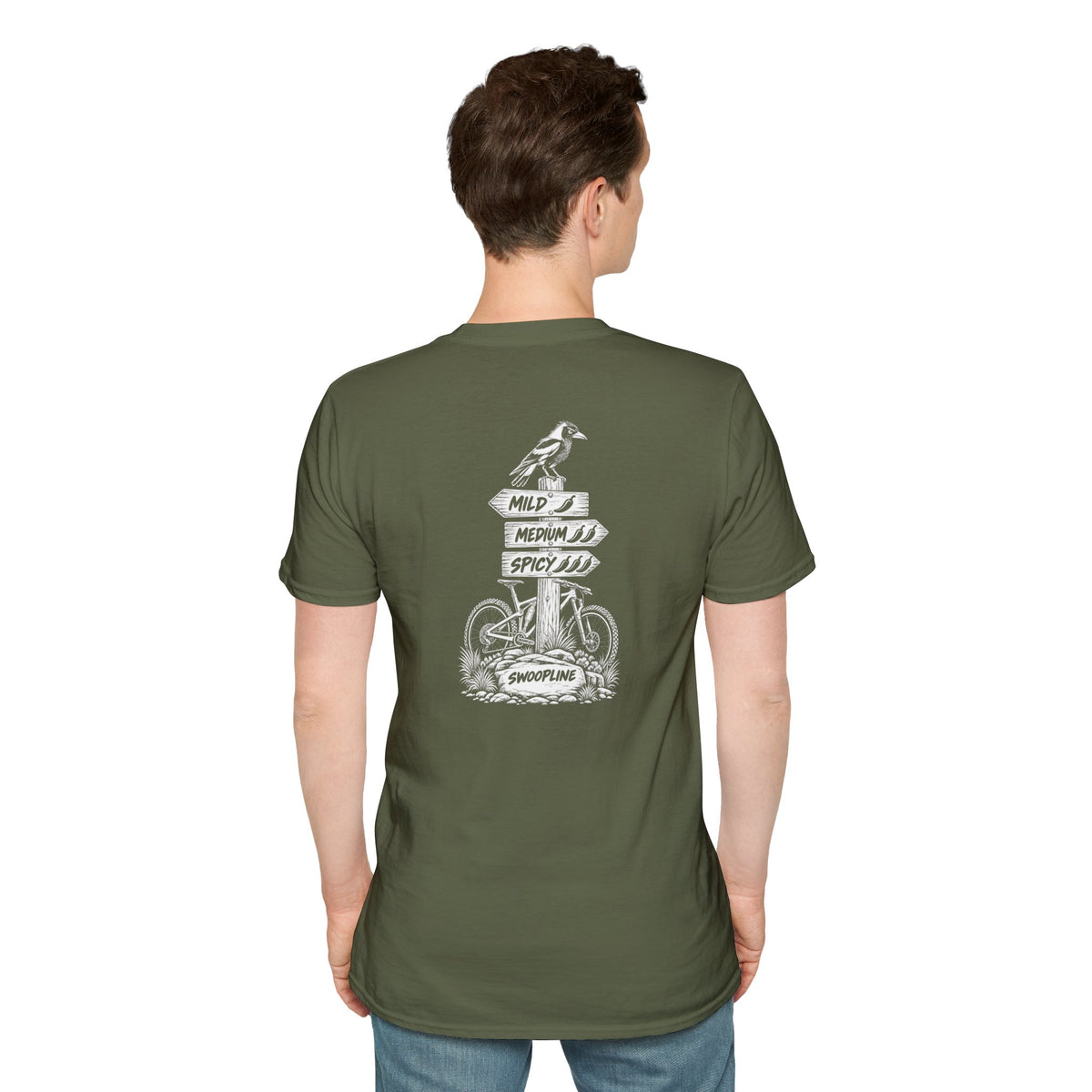 Mild, Medium or Spicy Line Tee