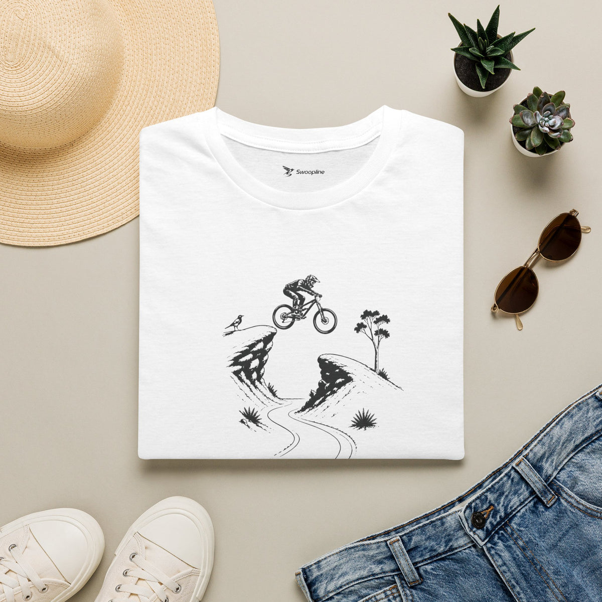 Swoopline Gap Line Tee