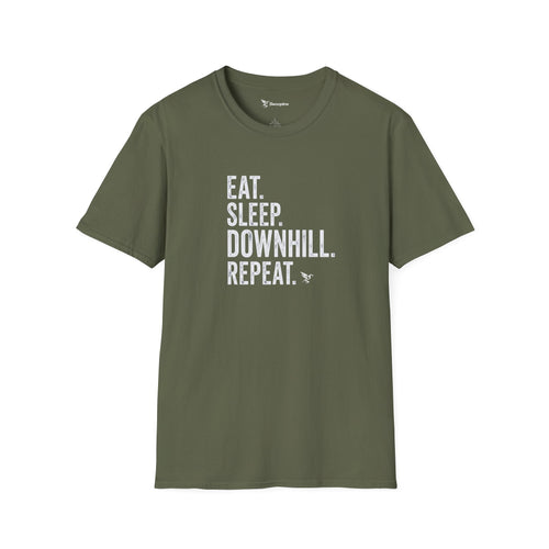 Eat Sleep Downhill Repeat Tee