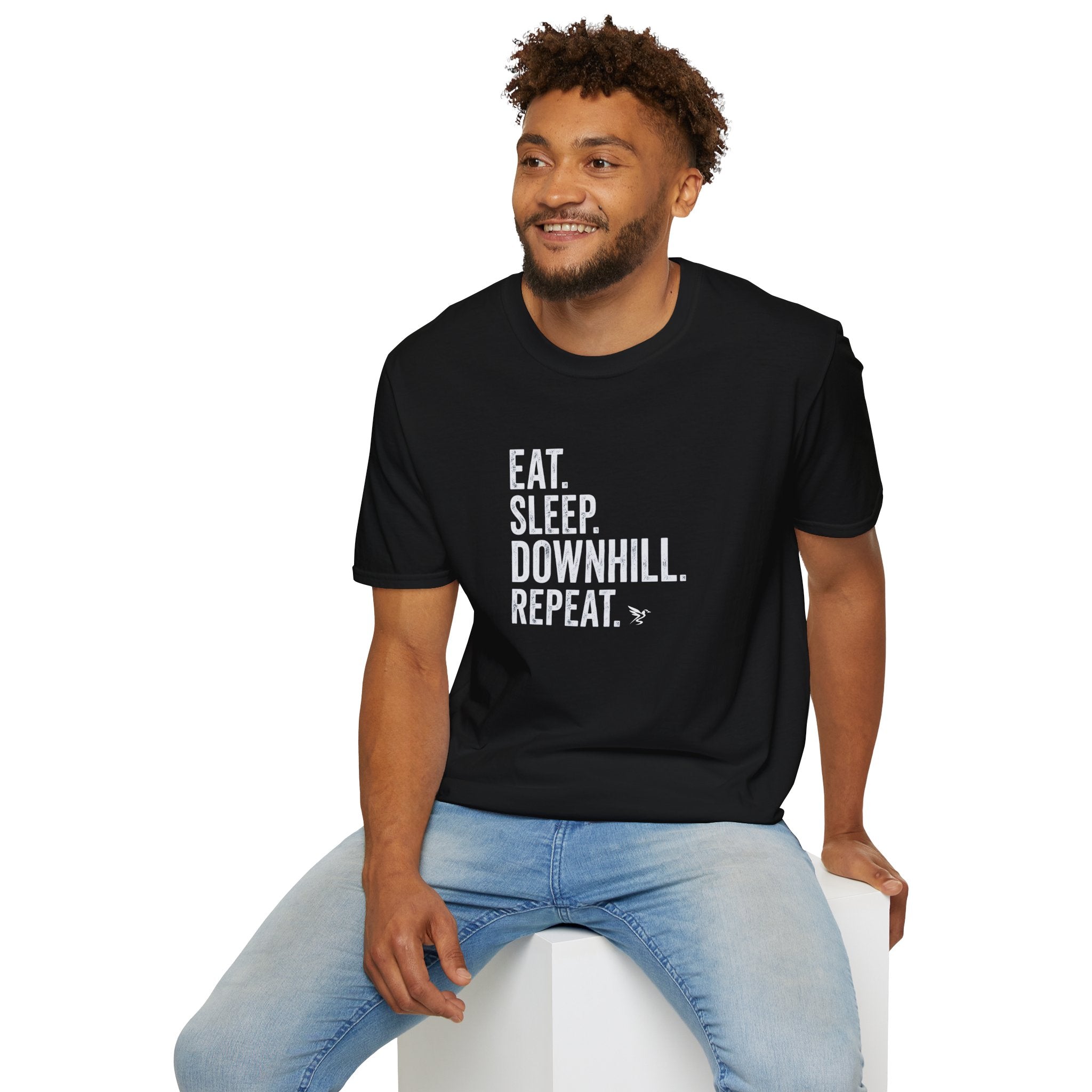 Eat Sleep Downhill Repeat Tee