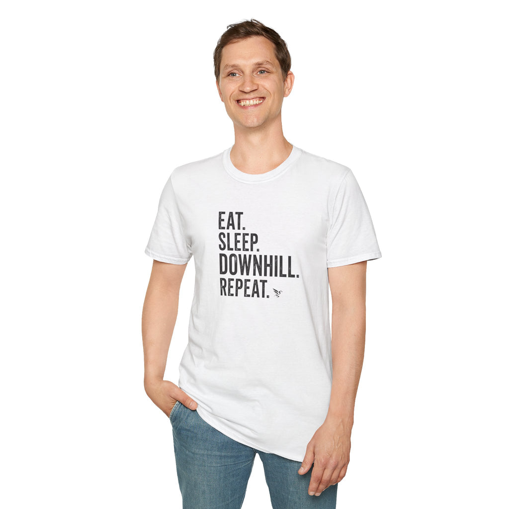 Eat Sleep Downhill Repeat Tee